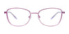 EasyClip EC535 Eyeglasses with Clip-on Sunglasses | Size 54 / Satin Light Pink
