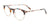 EasyClip EC536 Eyeglasses | Size 45 / Brown & Blue Marbled & Crystal Light Brown