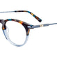 Blue & Grey & Brown Marbled & Crystal Light Blue