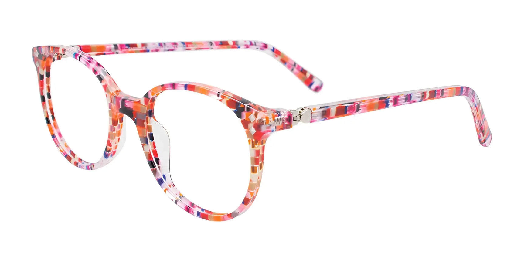 EasyClip EC537 Eyeglasses Red Multicolor