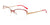 EasyClip EC539 Eyeglasses with Clip-on Sunglasses | Size 55 / Matt Red & Matt Gold