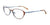 EasyClip EC540 Eyeglasses with Clip-on Sunglasses | Size 54 / Matt Brown & Shiny Light Blue