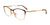 EasyClip EC541 Eyeglasses with Clip-on Sunglasses | Size 53 / Matt Gold & Matt Dark Brown