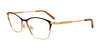 EasyClip EC541 Eyeglasses with Clip-on Sunglasses | Size 53 / Matt Brown & Matt Grey