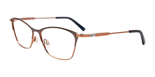 EasyClip EC541 Eyeglasses with Clip-on Sunglasses / Size 53 / Matt Brown & Matt Grey