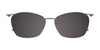 EasyClip EC541 Eyeglasses with Clip-on Sunglasses | Size 53 / Matt Brown & Matt Grey