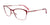 EasyClip EC541 Eyeglasses with Clip-on Sunglasses | Size 53 / Matt Light Pink & Matt Red