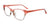 EasyClip EC542 Eyeglasses with Clip-on Sunglasses | Size 55 / Crystal Pink & Marbled Dark Brown & White
