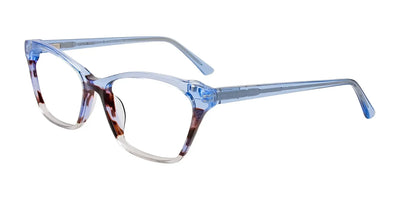 EasyClip EC542 Eyeglasses with Clip-on Sunglasses | Size 55