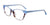 EasyClip EC542 Eyeglasses with Clip-on Sunglasses | Size 55 / Crystal Light Blue/Marbled Dark Brown/Light Blue