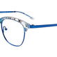 Matt Blue & Marbled Blue & Crystal