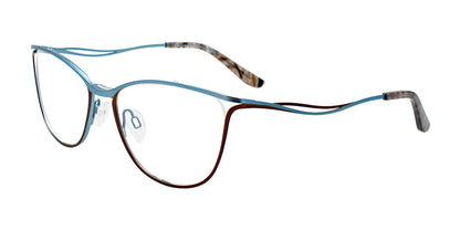 EasyClip EC546 Eyeglasses with Clip-on Sunglasses | Size 53