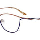 Matt Royal Blue & Matt Light Brown