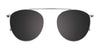 EasyClip EC547 Eyeglasses with Clip-on Sunglasses | Size 51 / Clip Only (Color №050)