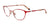 EasyClip EC548 Eyeglasses | Size 46 / Matt Red & Matt Pink