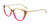 EasyClip EC552 Eyeglasses with Clip-on Sunglasses | Size 53 / Brown Marbled & Red