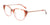 EasyClip EC552 Eyeglasses with Clip-on Sunglasses | Size 53 / Red Marbled & Light Crystal Pink
