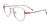 EasyClip EC553 Eyeglasses with Clip-on Sunglasses | Size 50 / Dark Rose Gold & Dark Copper