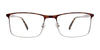EasyClip EC554 Eyeglasses | Size 50 / Satin Dark Teal & Light Green