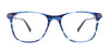 EasyClip EC555 Eyeglasses | Size 48 / Blue Marbled & Matt Blue
