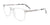 EasyClip EC555 Eyeglasses | Size 48 / Crystal & Matt Silver