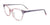 EasyClip EC556 Eyeglasses with Clip-on Sunglasses | Size 53 / Lt Purple & Crystal Lt Pink