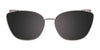 EasyClip EC556 Eyeglasses with Clip-on Sunglasses | Size 53 / Clip Only (Color №010)