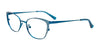 EasyClip EC557 Eyeglasses with Clip-on Sunglasses | Size 50 / Green