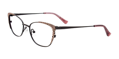 EasyClip EC557 Eyeglasses with Clip-on Sunglasses Black