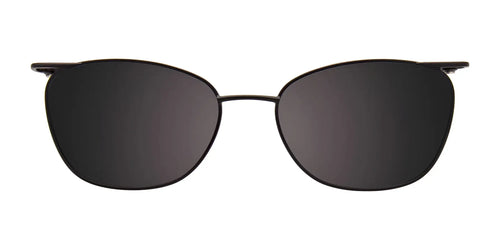 EasyClip EC557 Eyeglasses with Clip-on Sunglasses / Size 50 / Black