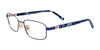 EasyClip EC558 Eyeglasses | Size 46 / Blue & Steel/Blue Tortoise