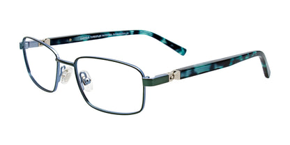 EasyClip EC558 Eyeglasses Green & Light Blue / Green Tort