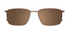 EasyClip EC560 Eyeglasses with Clip-on Sunglasses | Size 53 / Satin Black & Satin Silver