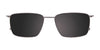 EasyClip EC560 Eyeglasses with Clip-on Sunglasses | Size 53 / Clip Only (Color №020)