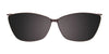 EasyClip EC562 Eyeglasses with Clip-on Sunglasses | Size 56 / Pink & Red Marb/Matt Light Pnk