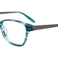 Teal & Grey Marbled/Matt Steel
