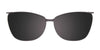 EasyClip EC563 Eyeglasses with Clip-on Sunglasses | Size 56 / Cry Lt Br & Blk Mb & Dem Amb