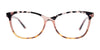 EasyClip EC563 Eyeglasses with Clip-on Sunglasses | Size 56 / Cry Lt Br & Blk Mb & Dem Amb