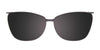 EasyClip EC563 Eyeglasses with Clip-on Sunglasses | Size 56 / Cry Lt Br & Blk Mb & Dem Amb