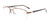 EasyClip EC565 Eyeglasses with Clip-on Sunglasses | Size 57 / Brown Brushed Metal & Black
