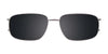 EasyClip EC565 Eyeglasses with Clip-on Sunglasses | Size 57 / Clip Only (Color №020)