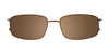EasyClip EC566 Eyeglasses with Clip-on Sunglasses | Size 55 / Tortoise Black & Beige