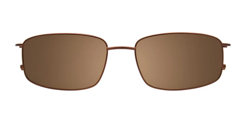 EasyClip EC566 Eyeglasses with Clip-on Sunglasses / Size 55 / Tortoise Black & Beige