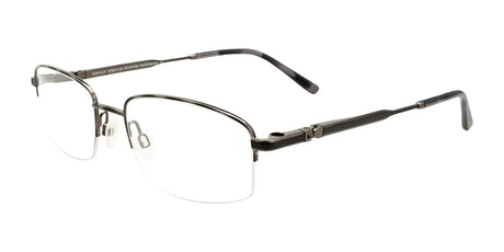 EasyClip EC566 Eyeglasses with Clip-on Sunglasses Tortoise Black & Grey