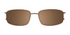EasyClip EC566 Eyeglasses with Clip-on Sunglasses | Size 55 / Clip Only (Color №010)