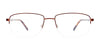 EasyClip EC567 Eyeglasses with Clip-on Sunglasses | Size 56 / Satin Brown & Matt Silver