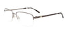 EasyClip EC567 Eyeglasses with Clip-on Sunglasses | Size 56 / Satin Steel