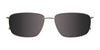 EasyClip EC567 Eyeglasses with Clip-on Sunglasses | Size 56 / Satin Brown & Matt Silver