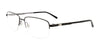 EasyClip EC567 Eyeglasses with Clip-on Sunglasses | Size 56 / Shiny Black & Shiny Dark Grey