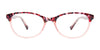 EasyClip EC568 Eyeglasses | Size 46 / Blue Marb & Crt Blue/Blue Lin